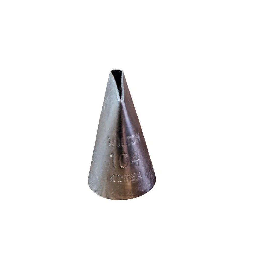 Wilton Vintage Icing Piping Tips Set of 5 Korea Stainless Steel 3 16 21 67‎ 104